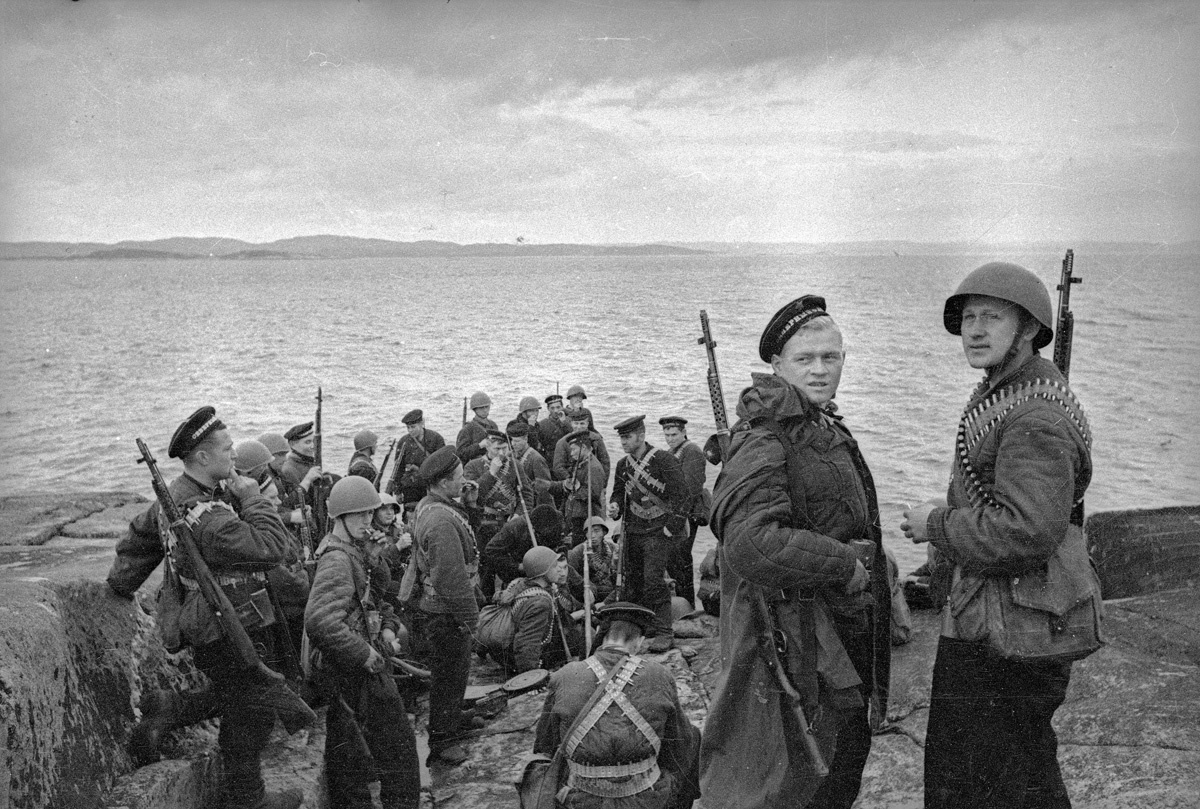 Освобождение Киркенеса 1944 Норвегия