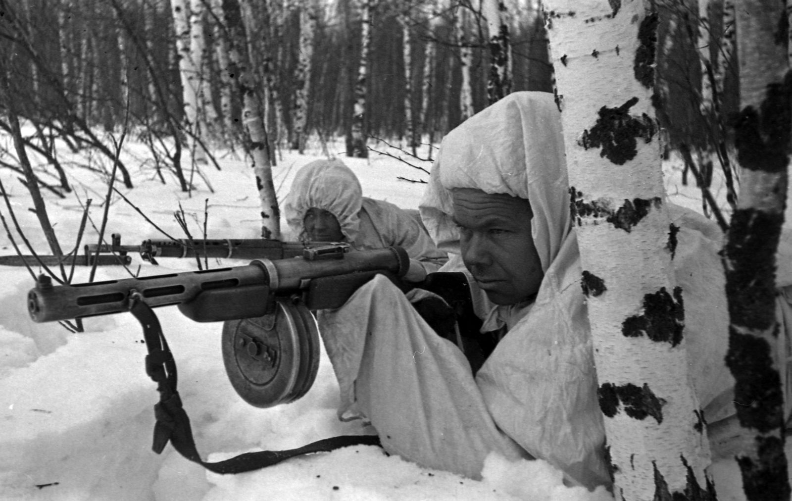 Снайпер РККА зима 1942