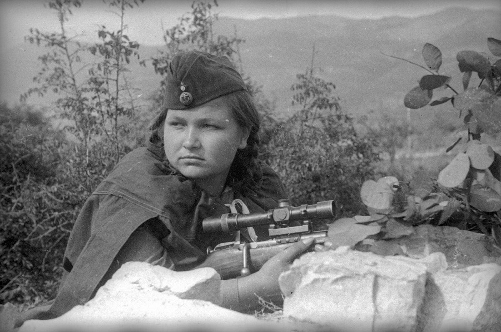 Снайперы женщины ВОВ 1941-1945
