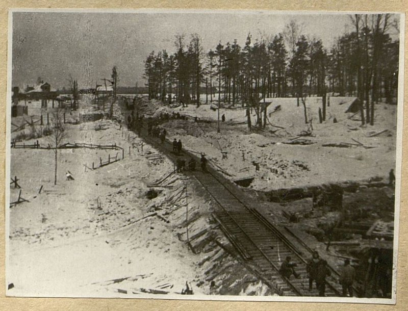 Фотография: Общий вид выемки на подходе левого берега