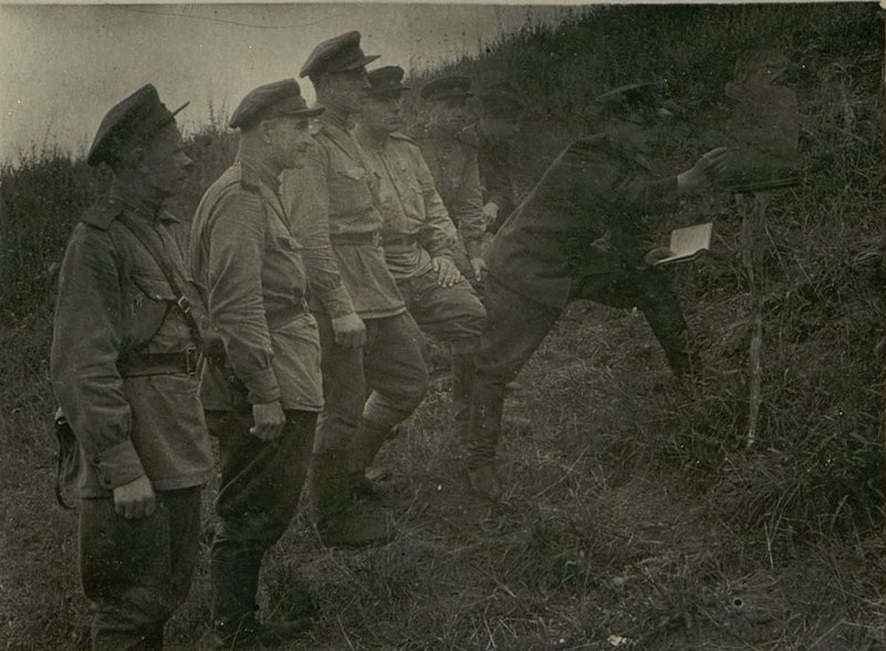 Image: Marking the results of firing by officers from personal weapons, exercise number 1