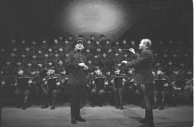 The Red Banner Ensemble of the Red Army song and dance of the Soviet Union (Finland)