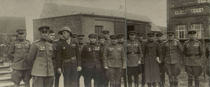 Фотография: Встреча с союзниками на Эльбе