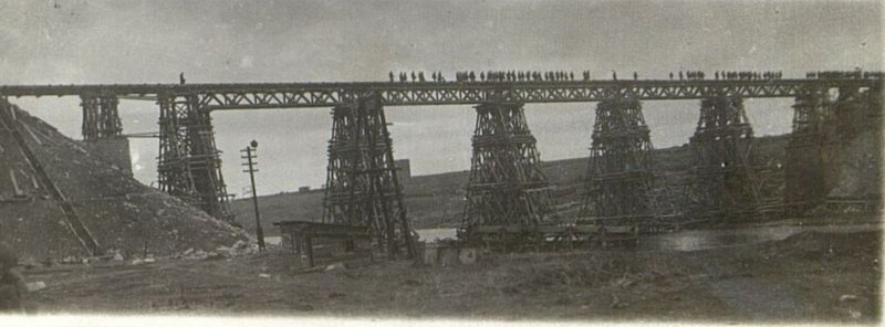 Image: Bridge over the Volga river near the city of Rzhev