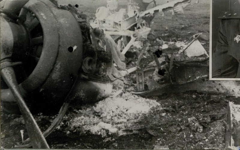 Фотография: Ю-88 сбитый 2.03.45 г. в районе Хиршхейзер