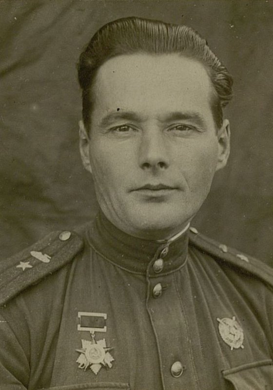 Image: Major Khomko Parfiry Epifanovich. Commander of the 65th tank regiment