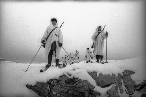 On reconnaissance. Kola Peninsula