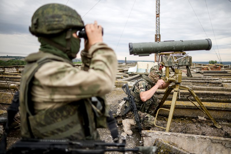 Positions of Russian armed forces in Kherson region