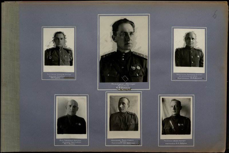 Original image: Assistant commander of the Brigade Engineer-Lieutenant Colonel M.S. Roshal