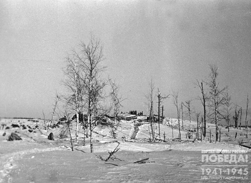 Fortified area of Hotinen taken by the Red Army units