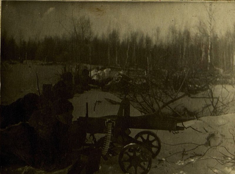 Фотография: Лучший пулеметный расчет