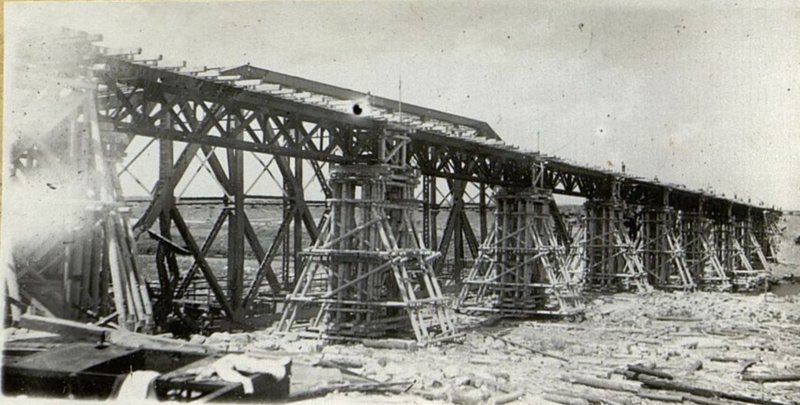 Image: Bridge over the Dnieper river near the city of Mogilev