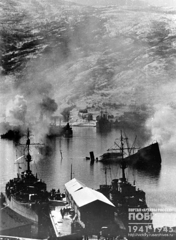 Battle of Narvik harbour