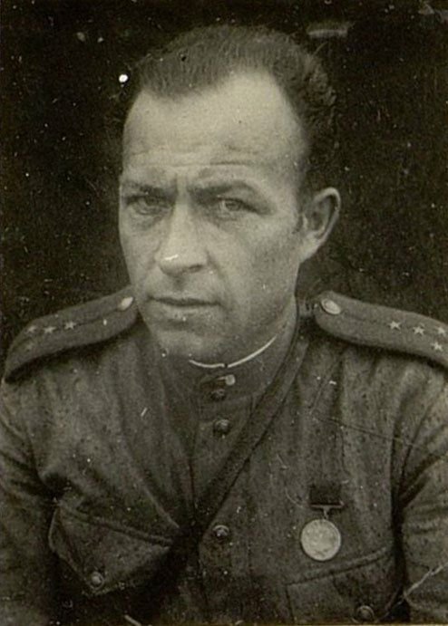 Image: Guard captain Mikhailov Mikhail Mikhailovich party organizer of the 3rd sapper battalion