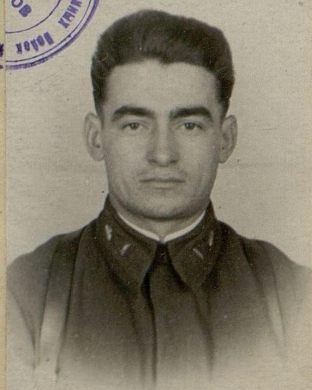 Image: The commissar of the detachment of the senior political instructor Kirichenko N.G.