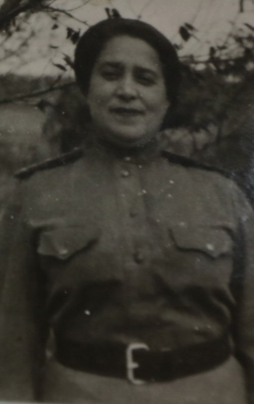 Kovelman Bela Arkadyevna, Lieutenant of the medical service, responsible doctor for blood transfusion of the evacuation hospital No. 3659