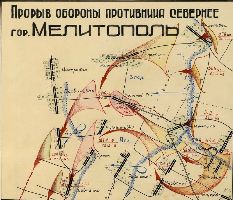 Image: Breakthrough enemy defense north of the city of Melitopol