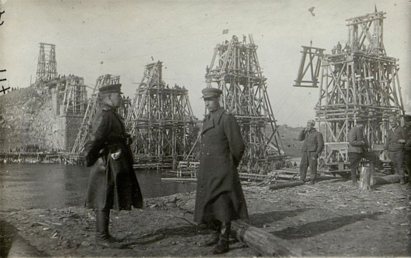 Image: Bridge over the Volga river near the city of Rzhev