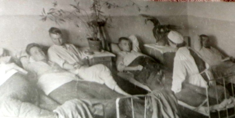 Officers' ward of the evacuation hospital No. 3659