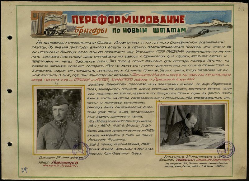 Оригинальный образ: Командир 2-го танкового батальона Капитан Калинин Александр Евдокимович
