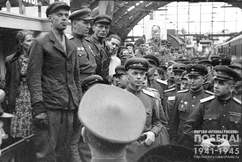 Rally at the Silesian Railway Terminal on the day of arrival of the first direct passenger train from Moscow to Berlin