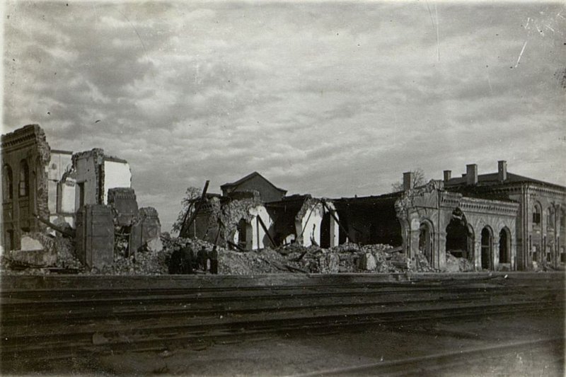 Фотография: Станция Рославль. Здание вокзала
