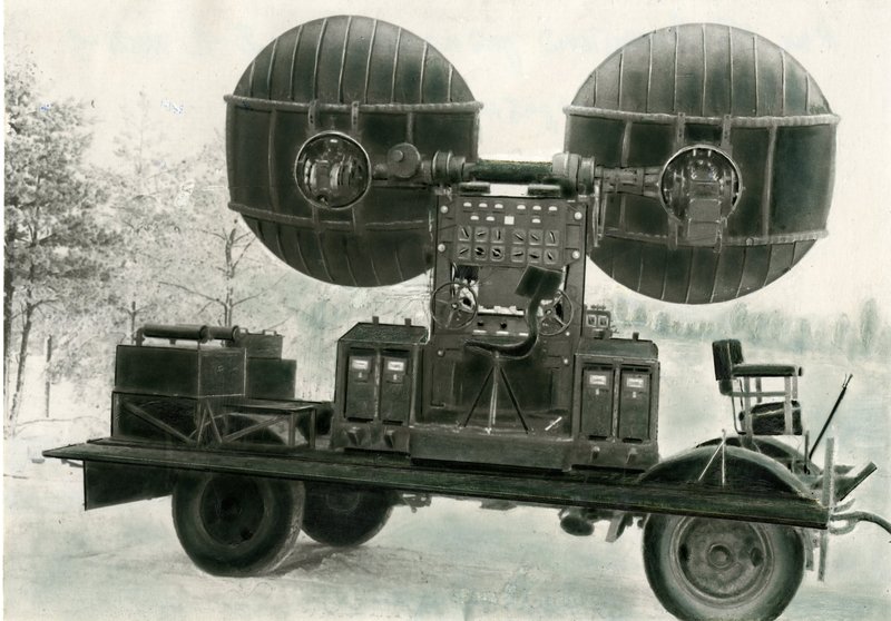 "Anti-aircraft radio detector B-2 developed by NII-9."