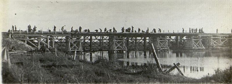 Фотография: Мост через реку Ольса на участке Осиповичи-Мосты