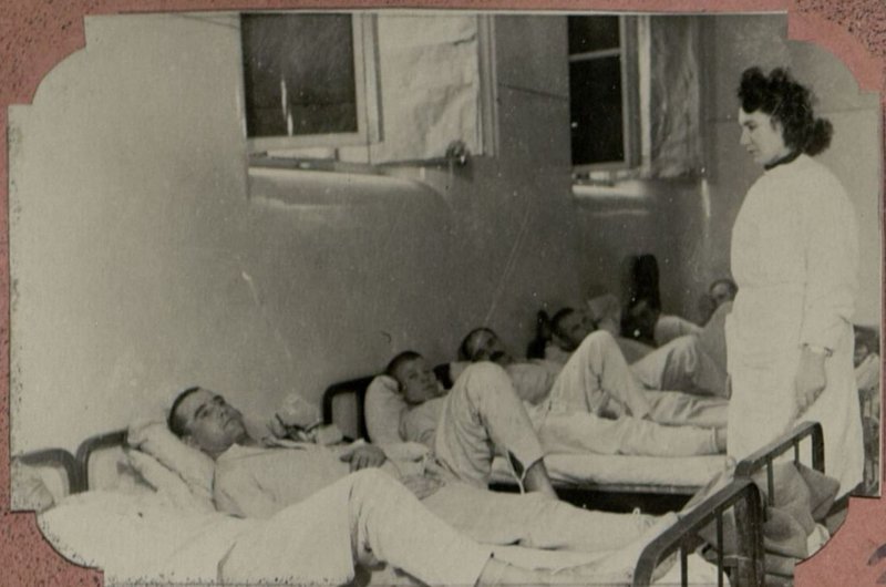 Image: Therapeutic gymnastics in the 1st surgical department