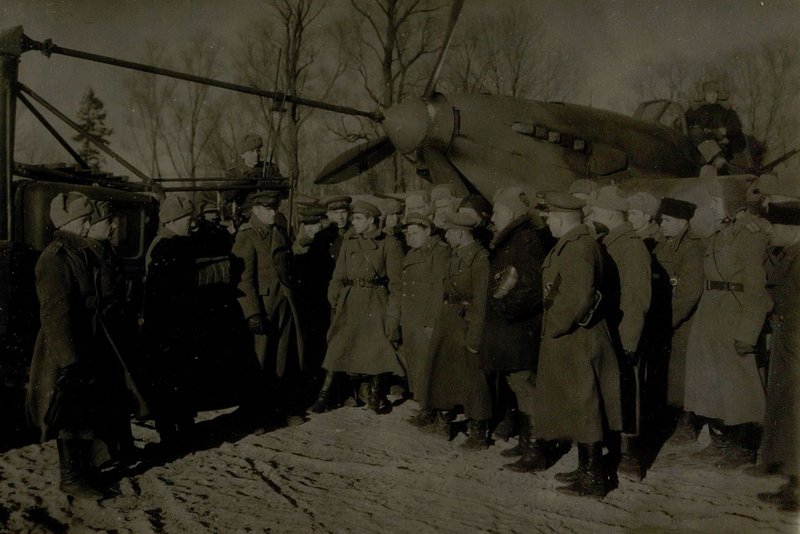 Фотография: Автостартер в момент запуска ИЛ-2