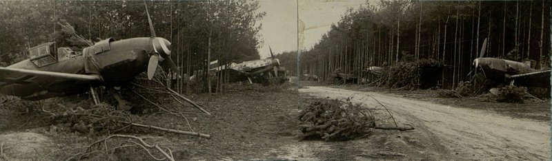 Image: Captured German airfield