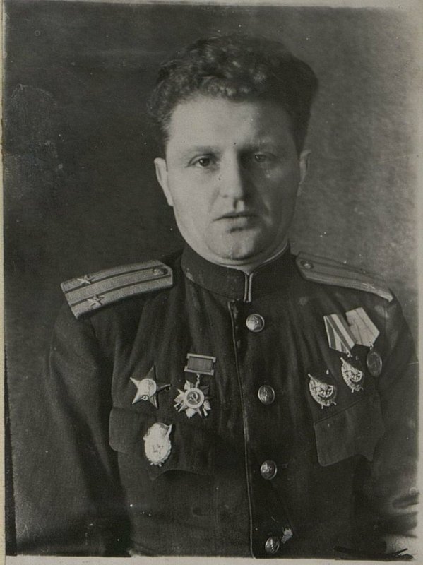 Image: Head of the Political Department of the 78th Guards Division Lieutenant Colonel