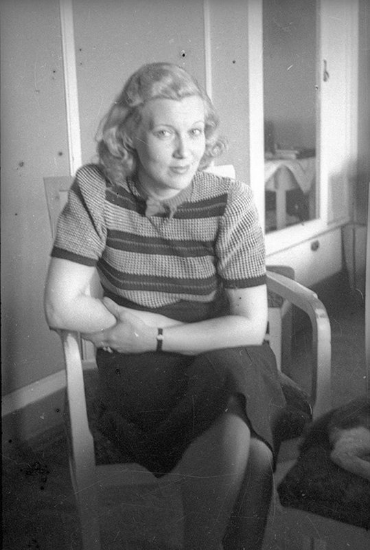 Actress Lubov Orlova. Baku