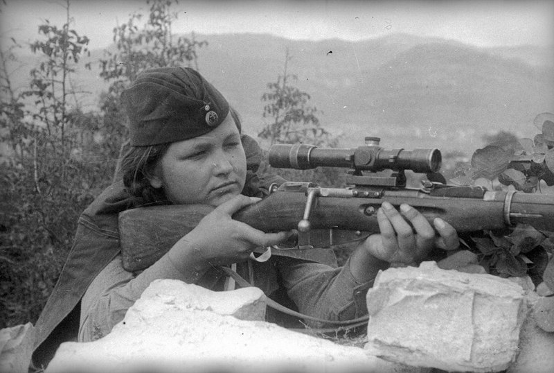 Sniper Valentina Kusanova