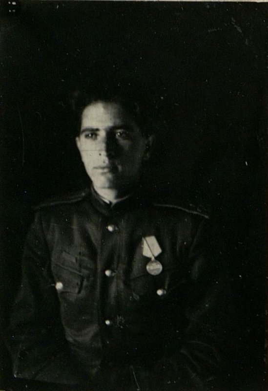 Image: Assistant to the Chief of the Combat Unit Senior Lieutenant Z.M. Gaziev