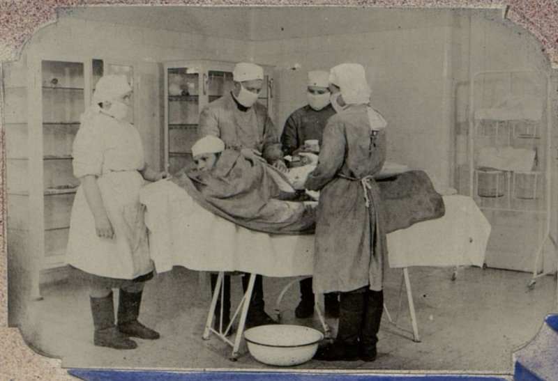 Image: Applying a secondary suture