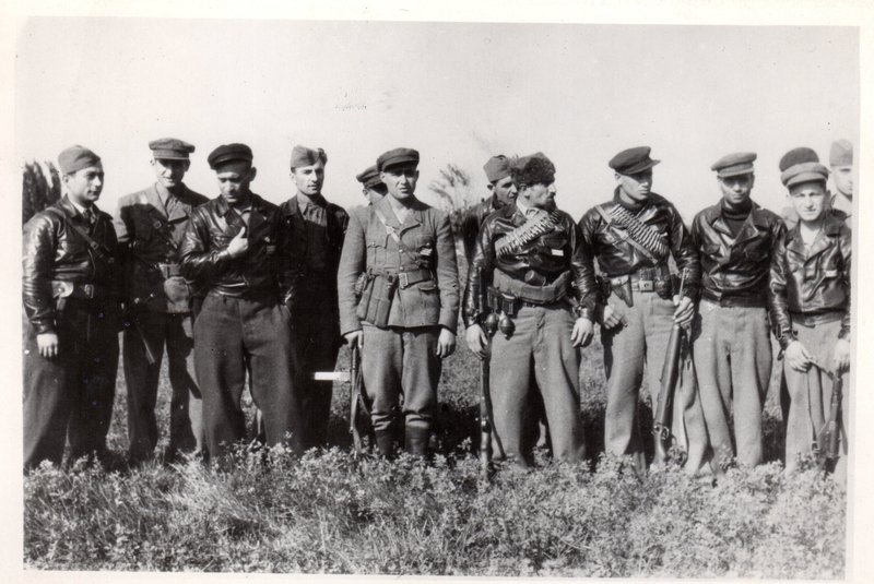Soldiers of the 1st Soviet partisan regiment. France, 1944 
