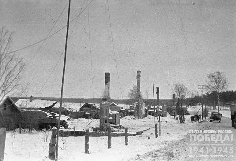 Suvenoye village after the battle