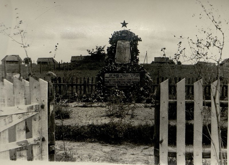 Фотография: Братская могила расположена у д. Ставы, Высоковского района