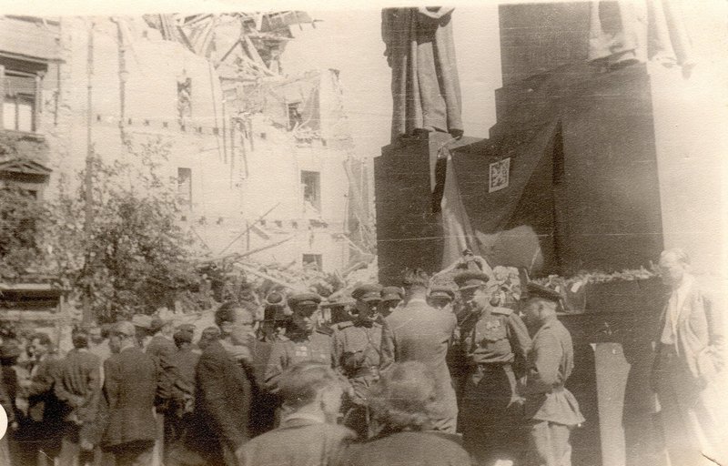 After the liberation of Prague. Czechoslovakia, May 15, 1945