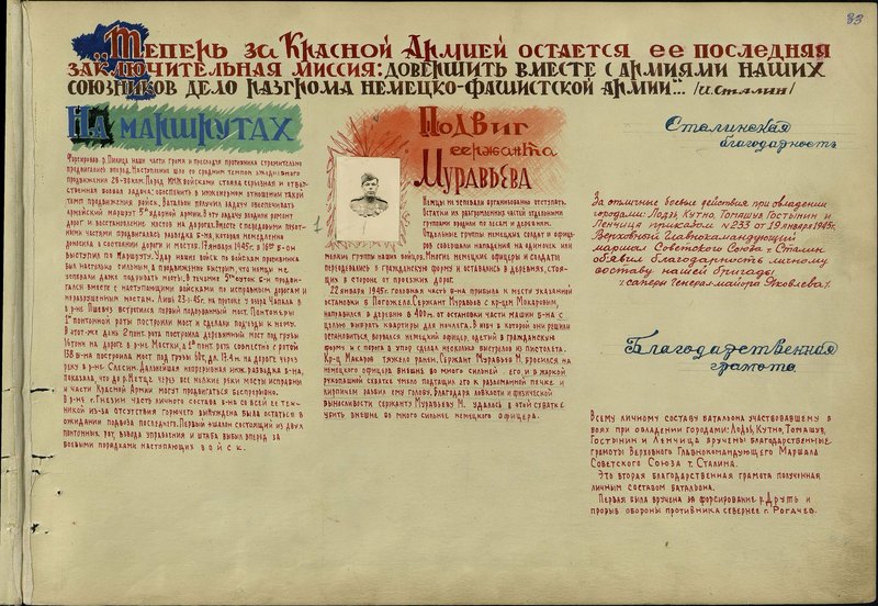 Original image: Sergeant Muravyov's feat