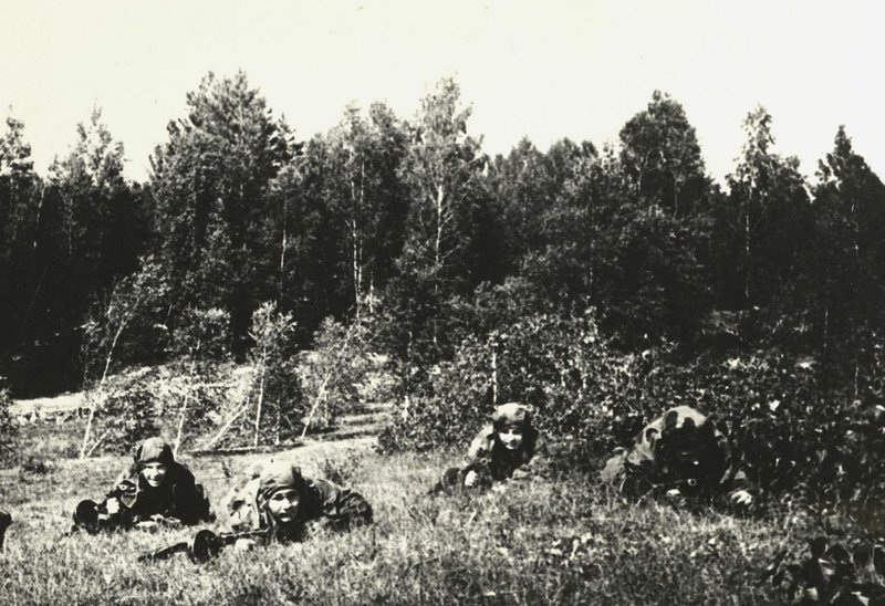The scouts of the unit under the leadership of Captain G.L. Zhuravl are sent on a mission