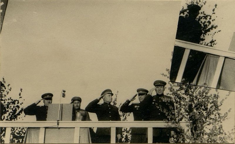 Фотография: На митинге личного состава дивизии, посвященном победе над Германией