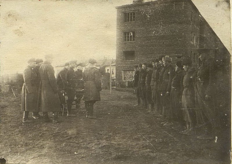 Image: Presentation of awards in SotsGorodok. April 1943