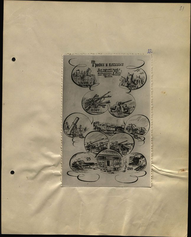 Original image: Trophies and prisoners of war