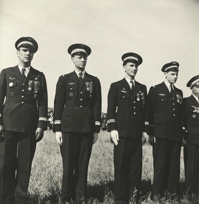 French pilots. Le Bourget Airport 