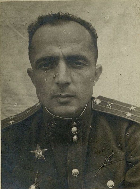 Фотография: Подполковник Быко-Янко Сергей Спиридонович. Командир 42 зенитной артиллерийской дивизии РГК (Резерва главного командования)