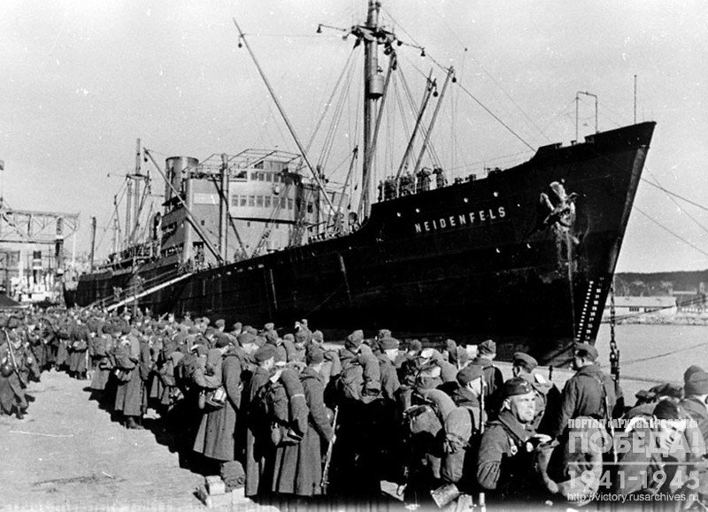 Landing of German troops near Oslo