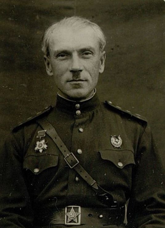 Image: Colonel Mikhailov Igor Alekseevich. Commander of the 32nd separate communications regiment of the North-Western Front