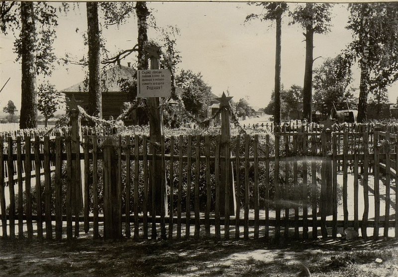Image: Mass graves are located near the Telush village council of the Bobruisk region